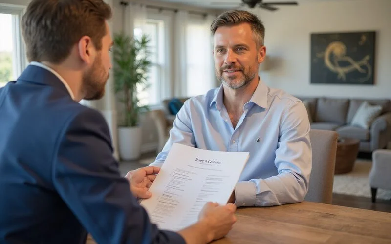 Carrollton TX homeowner comparing iBuyer and direct cash buyer offers with DFW Real Estate Review agent