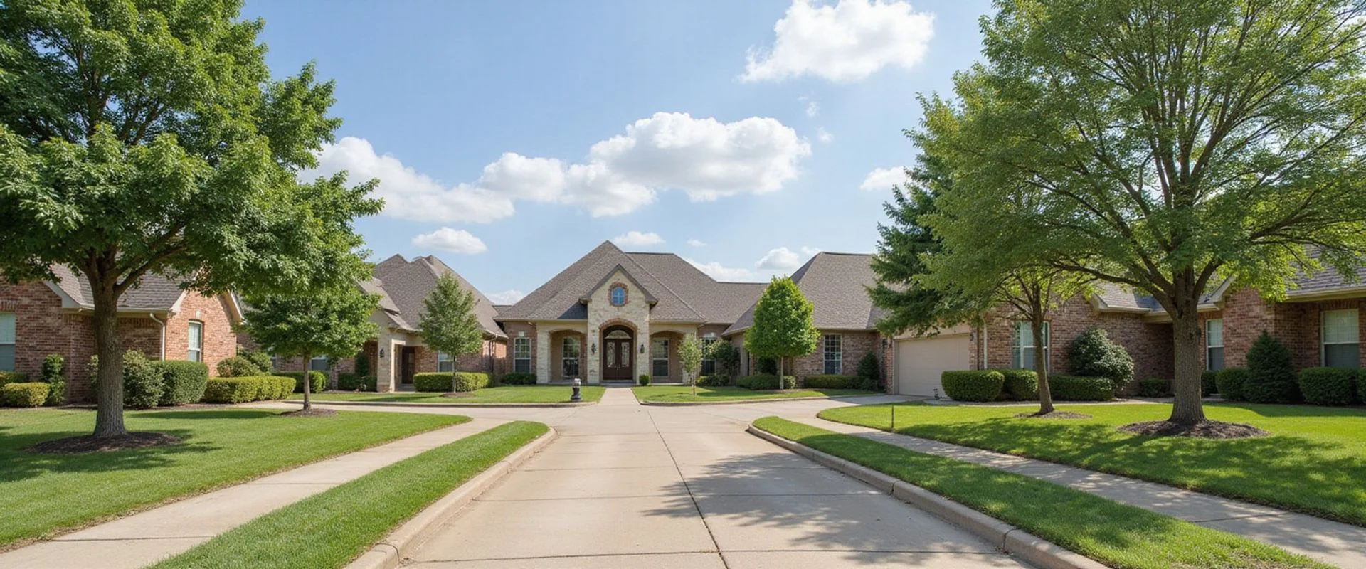 DFW Real Estate Review - Keller TX residential street in a Keller ISD school zone with 1990s suburban homes