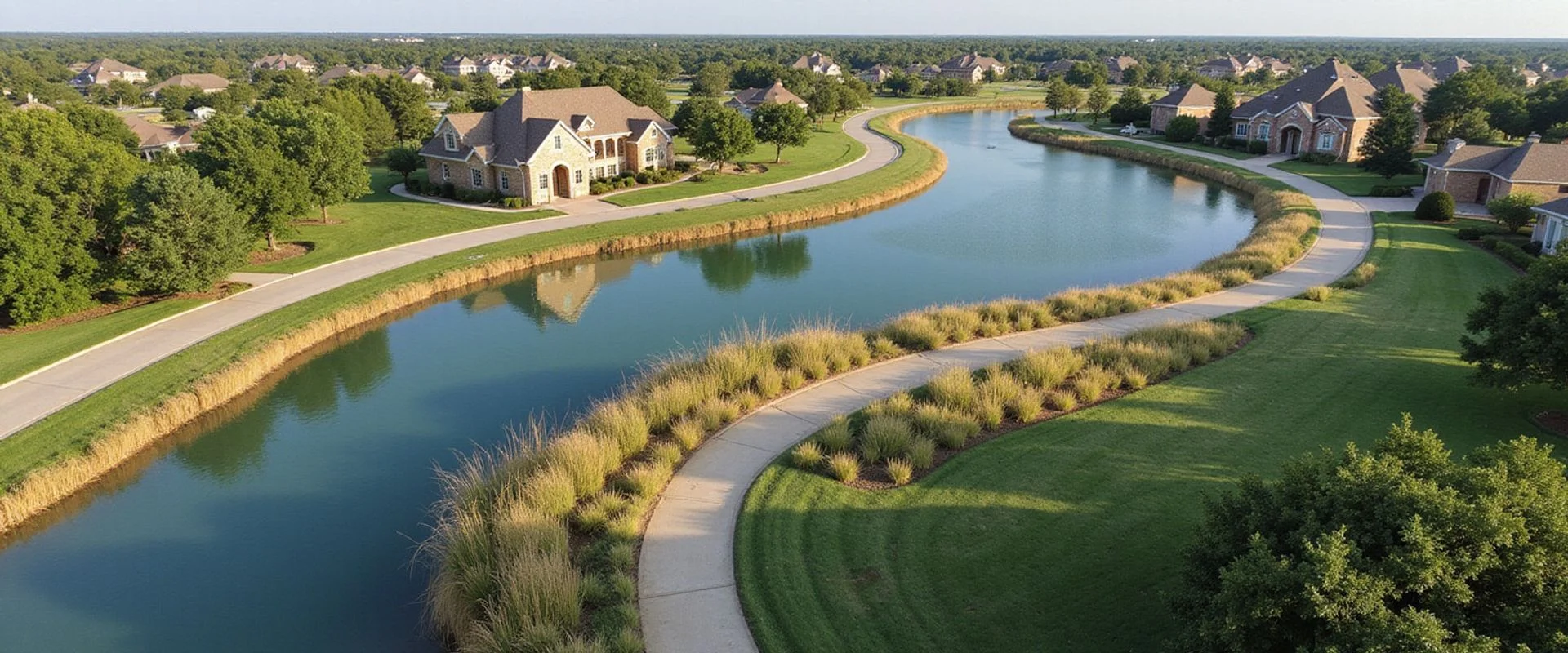 DFW Real Estate Review guide to selling a house fast in Prosper TX with aerial view of Windsong Ranch and Crystal Lagoons in Collin County