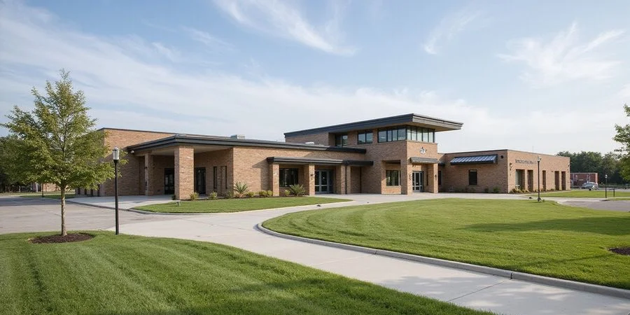 Prosper ISD campus in Collin County serving Rock Hill, Walnut Grove, and Prosper High Schools - the A-rated district driving home values