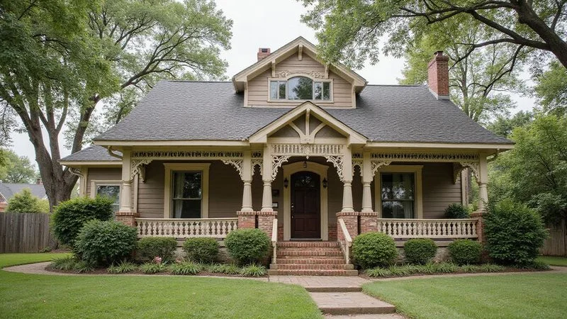 Queen Anne Victorian home in the Waxahachie TX Gingerbread Trail district typical of Ellis County historic properties that cash buyers target